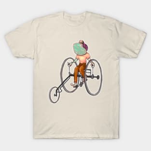 Fish on a Tricycle Vintage Illustration T-Shirt